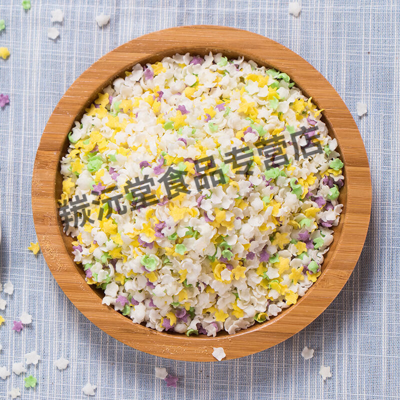 何厨道味彩色面包糠五颜六色雪花糠家用油炸南瓜饼鸡柳鸡排商用五彩