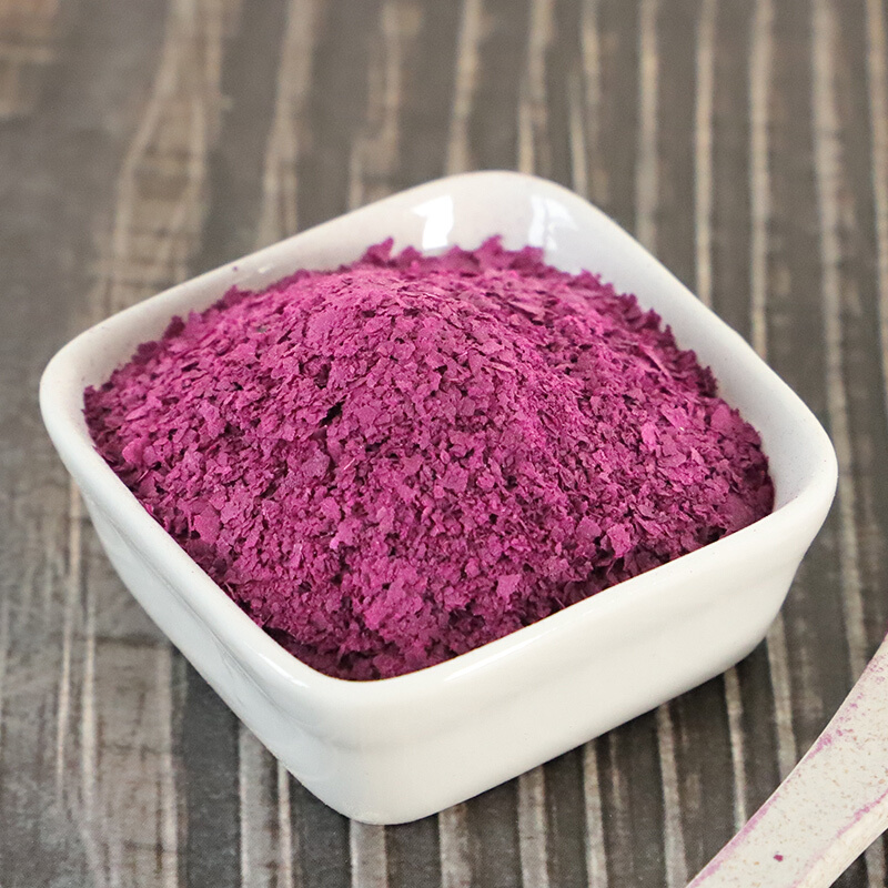 虎钢馋冲饮即食紫薯片雪花片精紫薯干农家自制零食香酥脆薯片500克