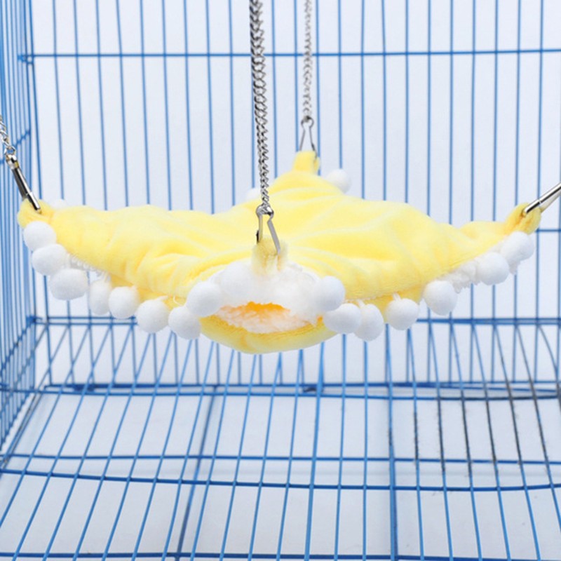 clcey蜜袋鼯吊床 保暖双层夹层小宠吊床悬挂式松鼠睡袋宠物用品仓鼠吊