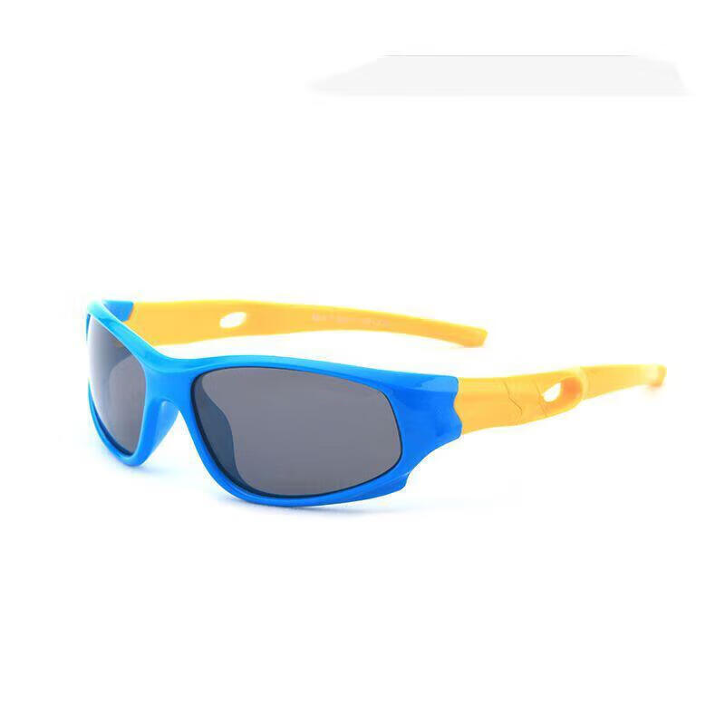 骏蝶儿童变色骑行眼镜1-12岁镜男女童速滑轮骑行偏光护目镜 大号3-12