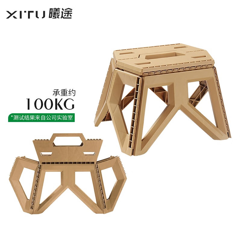 户外折叠凳 便携式手提钓鱼凳 加厚塑料钓鱼椅 露营军事风小板凳美术