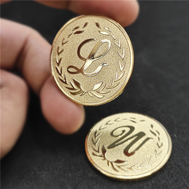 曲美思魔术币怪盗基德决策币幸运币半手指转仿硬币 lw 金色 30mm