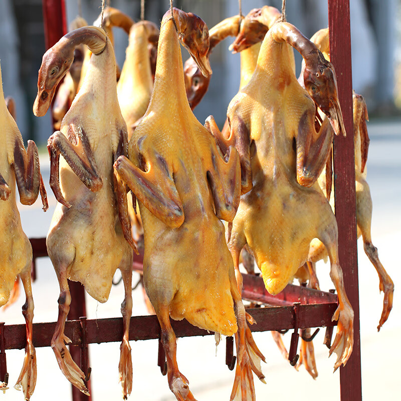 君闵安徽咸鸭农家传统自制咸番鸭腊鸭5斤左右红脸鸭风干板鸭整只咸鹅