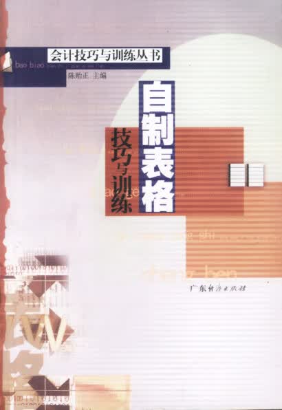 自制表格技巧与训练【正版】