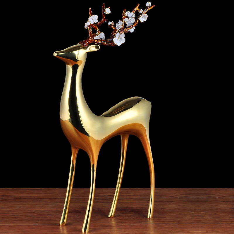 fk086直头 一鹿发财 金色 御m