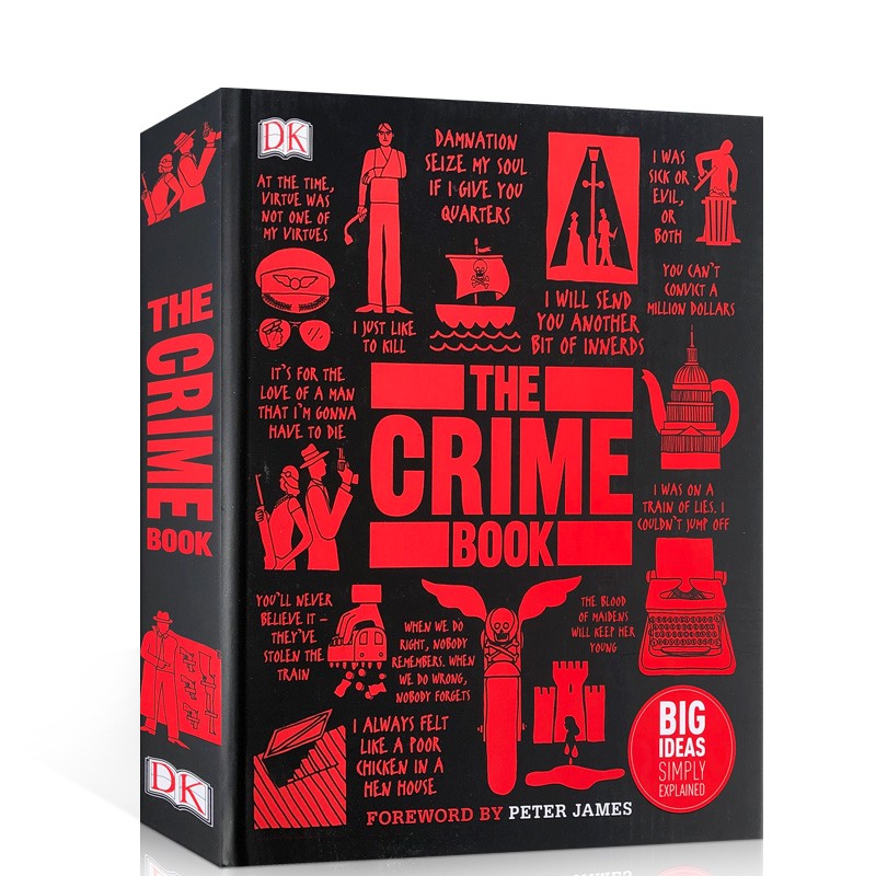 [原版现货]DK百科 The Crime Book 犯罪学百科