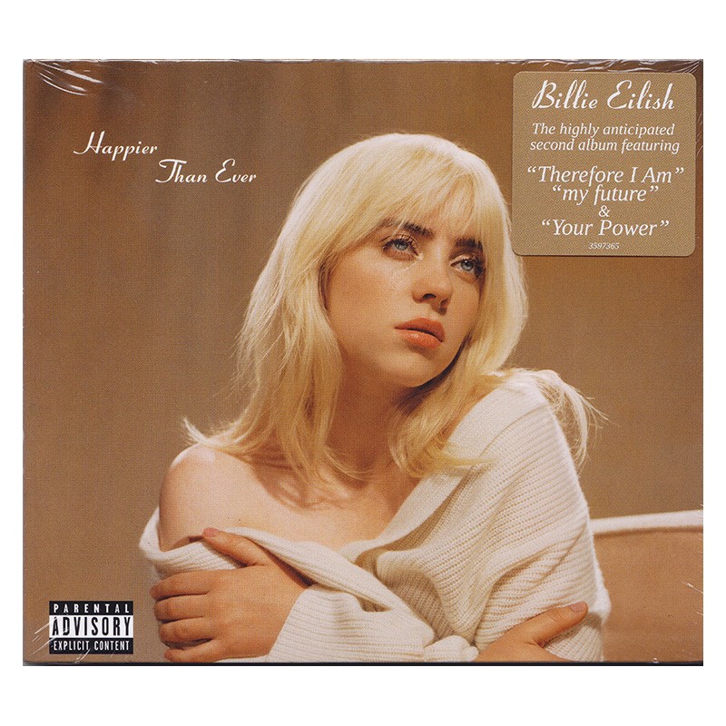 碧梨专辑 BILLIE EILISH HAPPIER THAN EVER CD