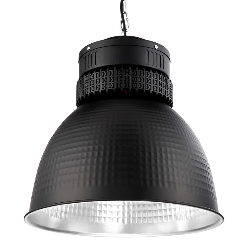 led工矿灯厂房灯照明车间仓库广照型吊灯深照灯防水灯 60度黑色罩250w