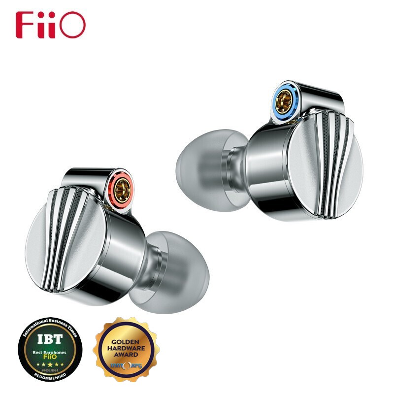 飞傲（FiiO） FD5单动圈耳机HIFI发烧入耳式重低音镀铍振膜耳塞 FD5银色