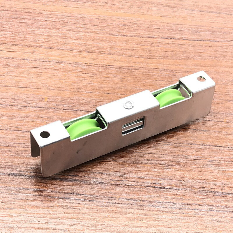 电金金刚网纱窗轮子老式推拉门滚轮条形滑轮铝合金纱网门滑轮纱窗滑轮