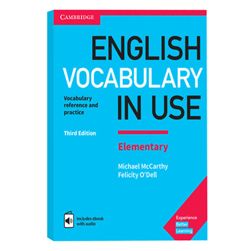 【中图原版】剑桥初级英文原版常用搭配English Vocabulary in Use自学工具书