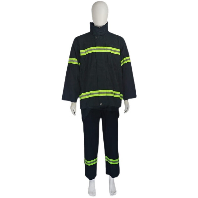 火焰战士02款加厚消防服五件套微型消防站消防灭火训练服套装防火员