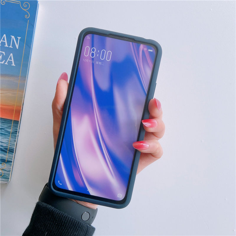 蓝鸟开泰 vivonex双屏版手机壳nex2双面屏v1821a边框液态硅胶旧版