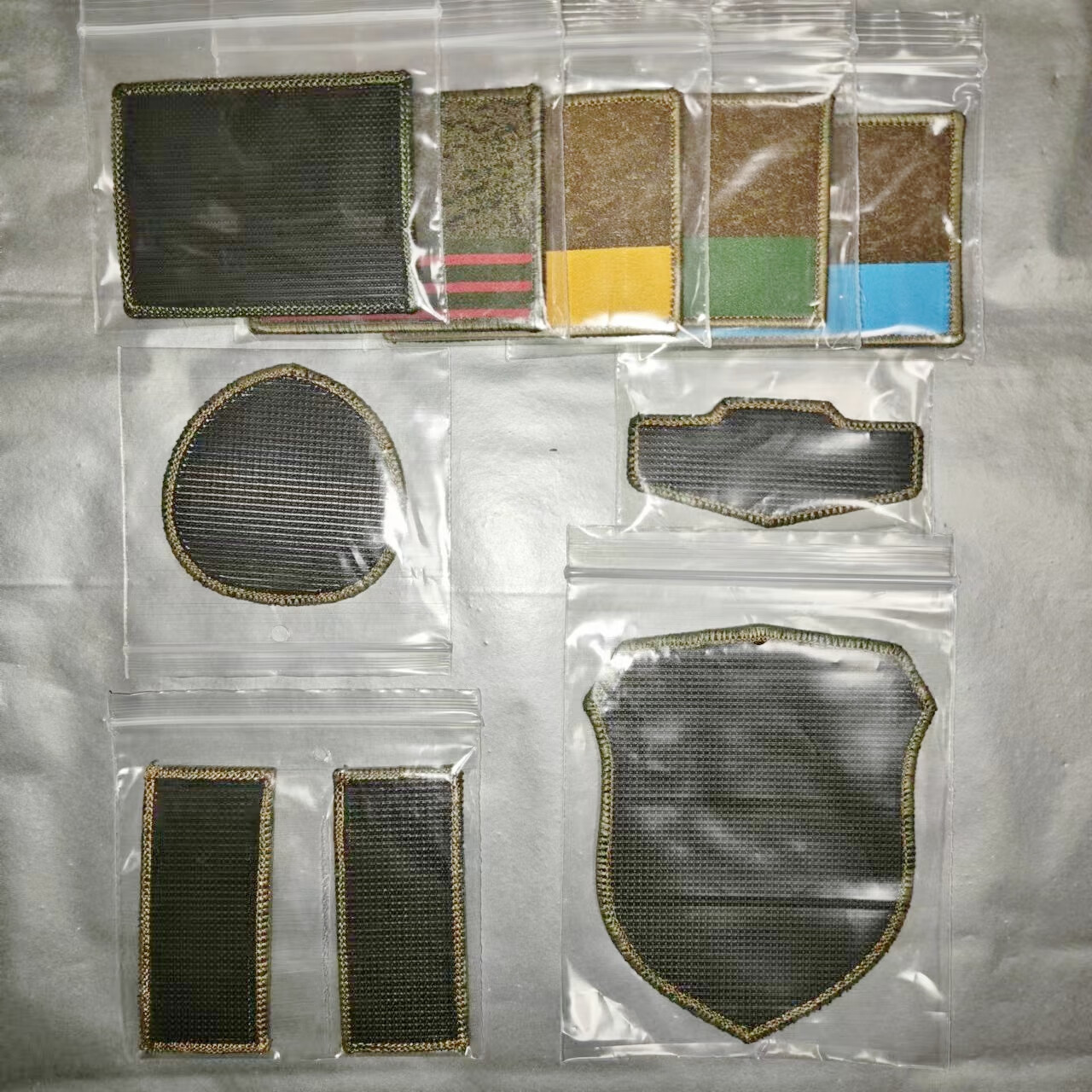 标志服饰新款魔术贴臂章领章肩章旗子帽徽套肩配饰收藏 帽徽 胸标 旗
