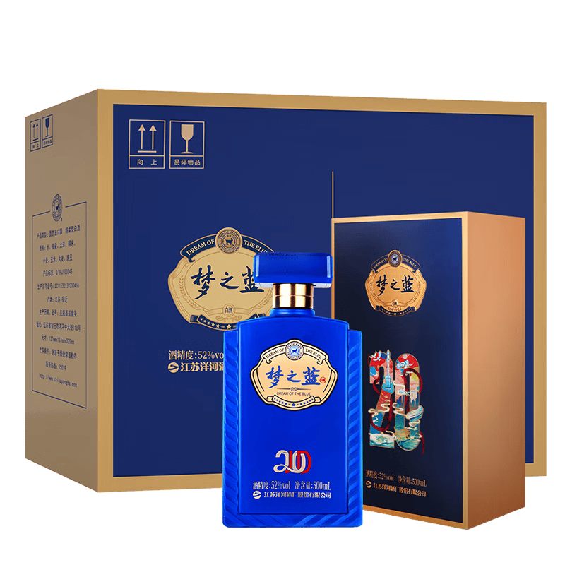 yanghe/��� ��֮��JD20 52�� ����Ũ���� 500ml 4ƿ 1385.04Ԫ