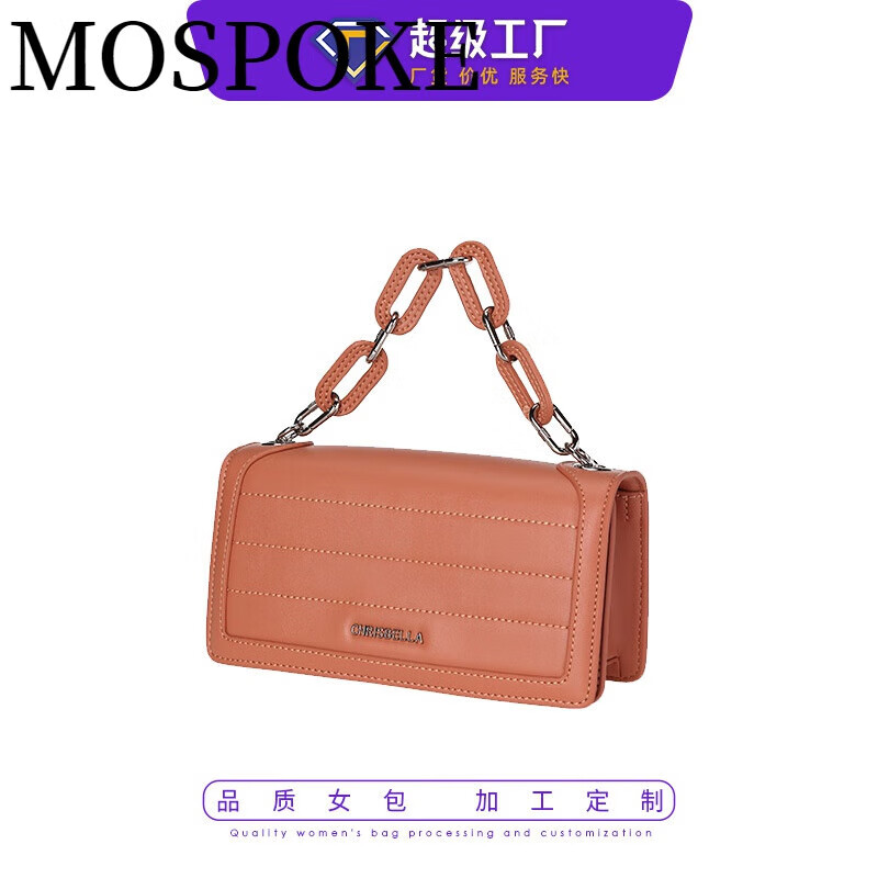MOSPOKE品质女包斜挎链条包定做 handbags个性单肩时尚女包包