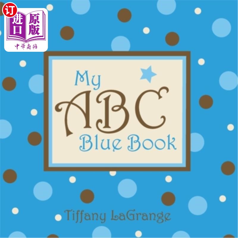 海外直订my abc blue book 我的abc蓝皮书