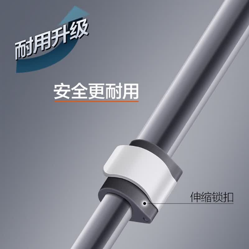 大卫海绵拖把家用新款免手洗胶棉头对折式挤水吸水一拖懒人擦地拖布净 M14-【38cm巨无霸拖头】-1杆2头