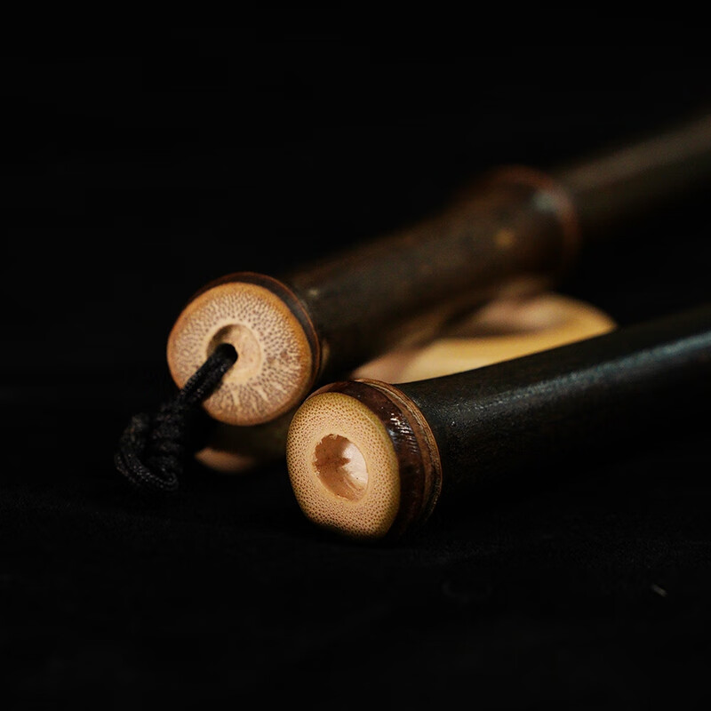 艺竹情紫竹戒尺教棍藤条手把件家用竹条实心竹教鞭教师棍竹子竹鞭紫竹鞭 直径1.5厘米不带配饰 长度60厘米