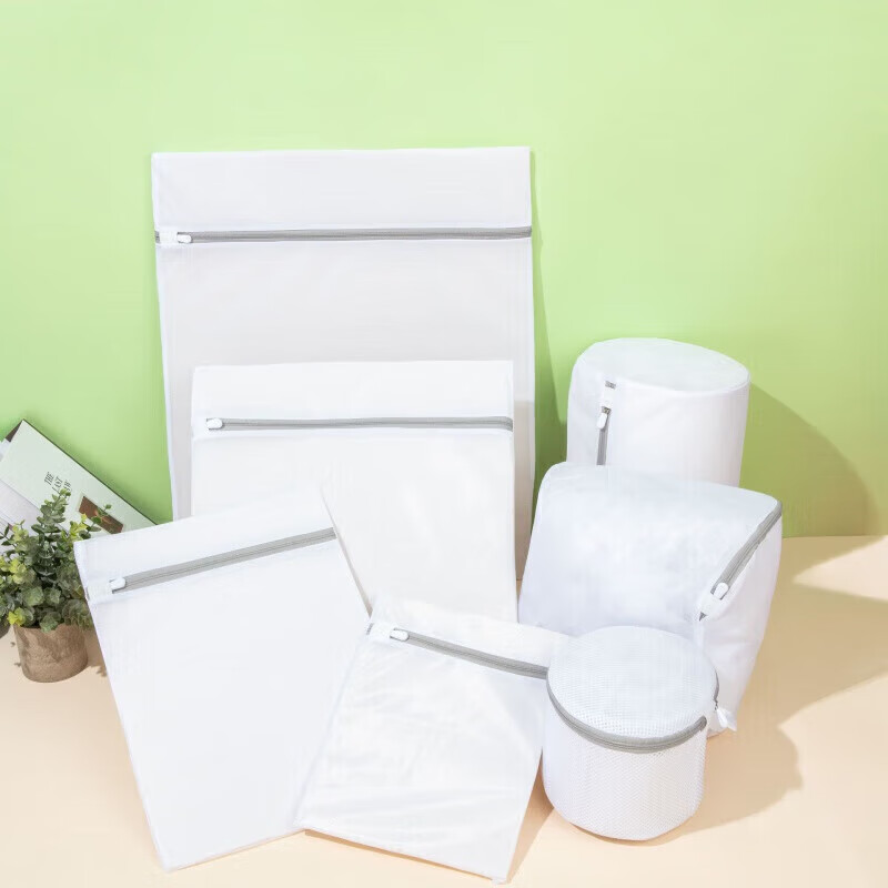 日杂小件家用加厚粗网细网洗衣袋洗衣机专用防变形洗护袋 【大+中+小+文胸袋】洗护袋4件套 1套