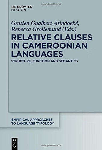 预订 relative clauses in cameroonian languages