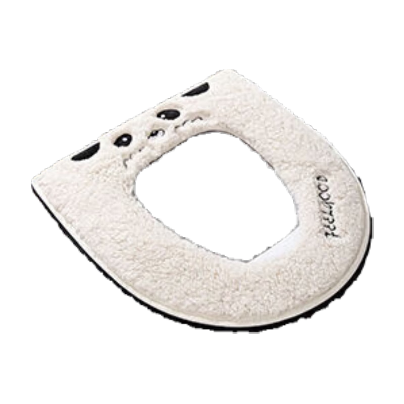 京东物流 马桶坐垫冬季加厚马桶垫子带拉链家用新款防水厕所 咖啡色