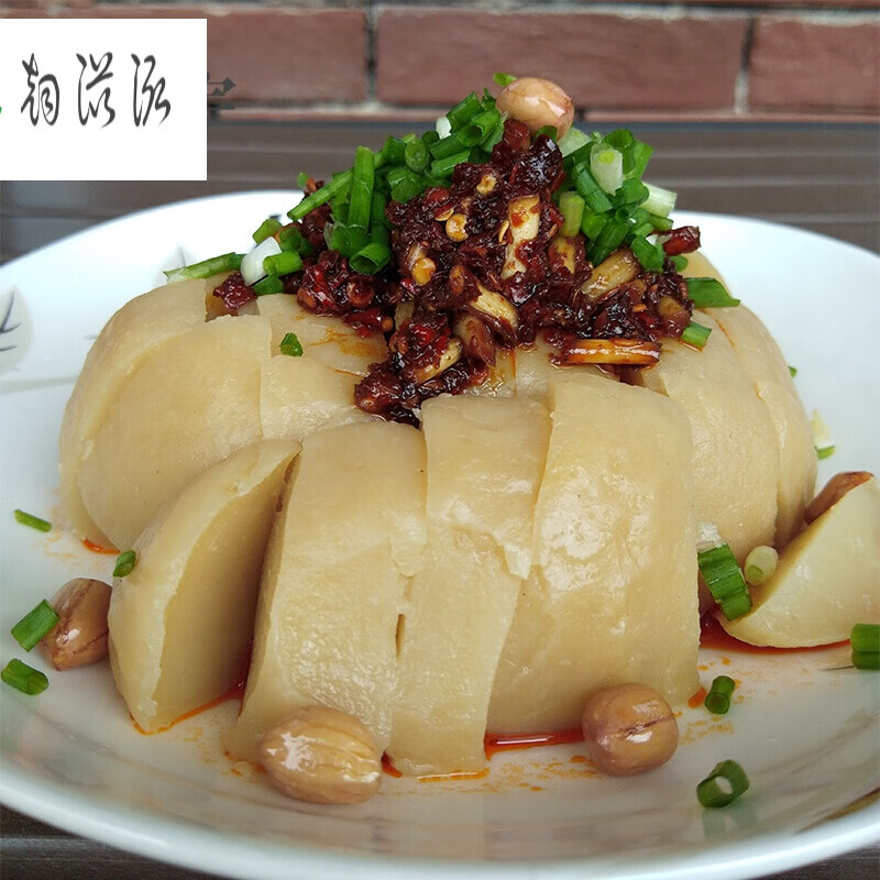 贵州特产江口米豆腐 农家自制灰碱粑粑 铜仁特色凉拌小吃 1200g*2