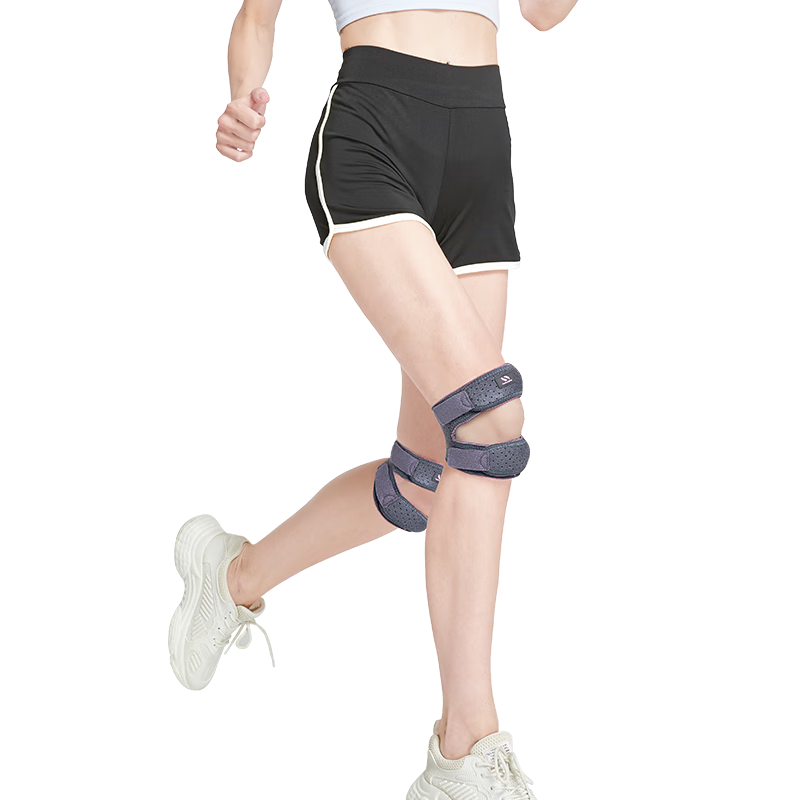 耐力克斯髌骨带护膝运动跳绳跑步膝盖爬山护具装备半月板登山专用保护带女