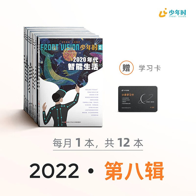 少年时 杂志 第八辑（2022年全年珍藏）共12期