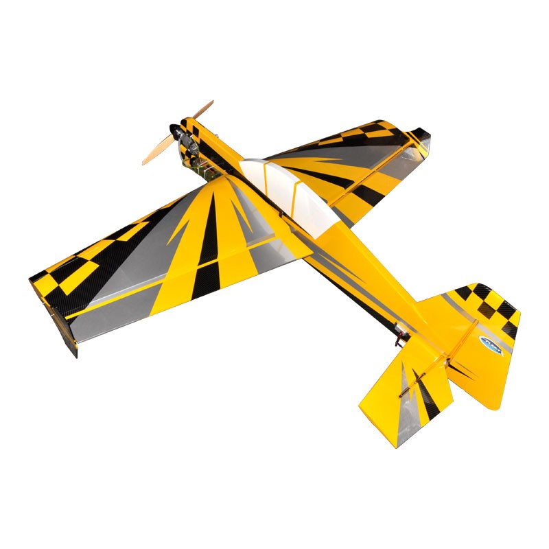 福莱特固定翼轻木飞机 yak54航模板机65寸1655mm翼展油动板身机 空机