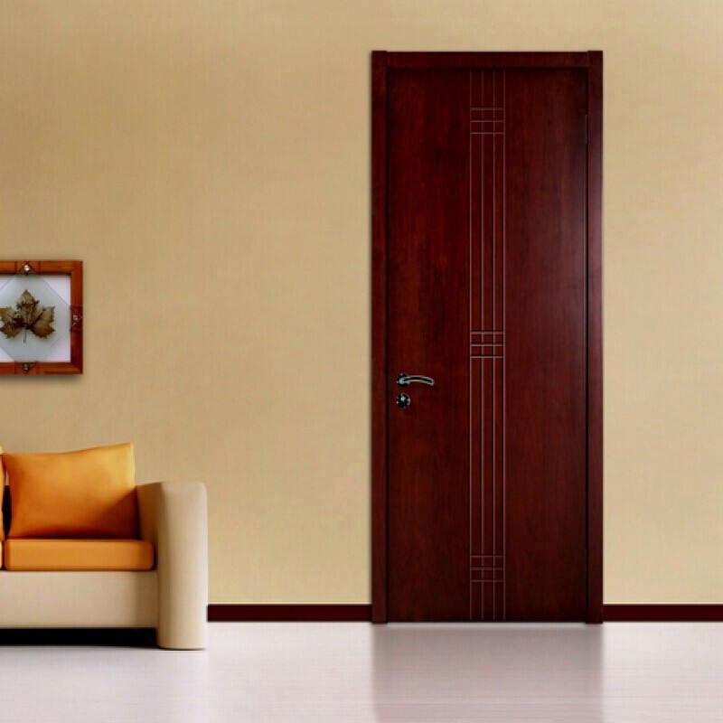 的实木复合家用免漆木门卧室室内定制套装房门房间门 免漆门款式四