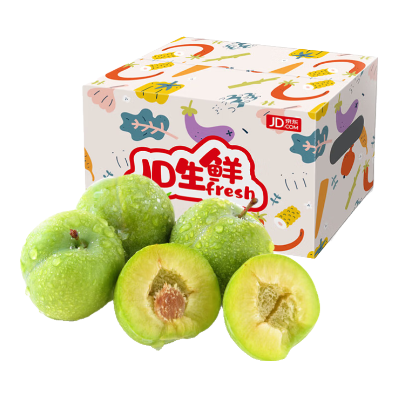 京鲜生京鲜生 四川红脆李净重3斤单果25g起 健康种植 脆甜饱满 源头直发