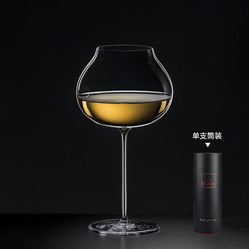 rona洛娜进口水晶玻璃红酒杯波尔多勃艮第甜白香槟杯家用酒杯礼盒 760