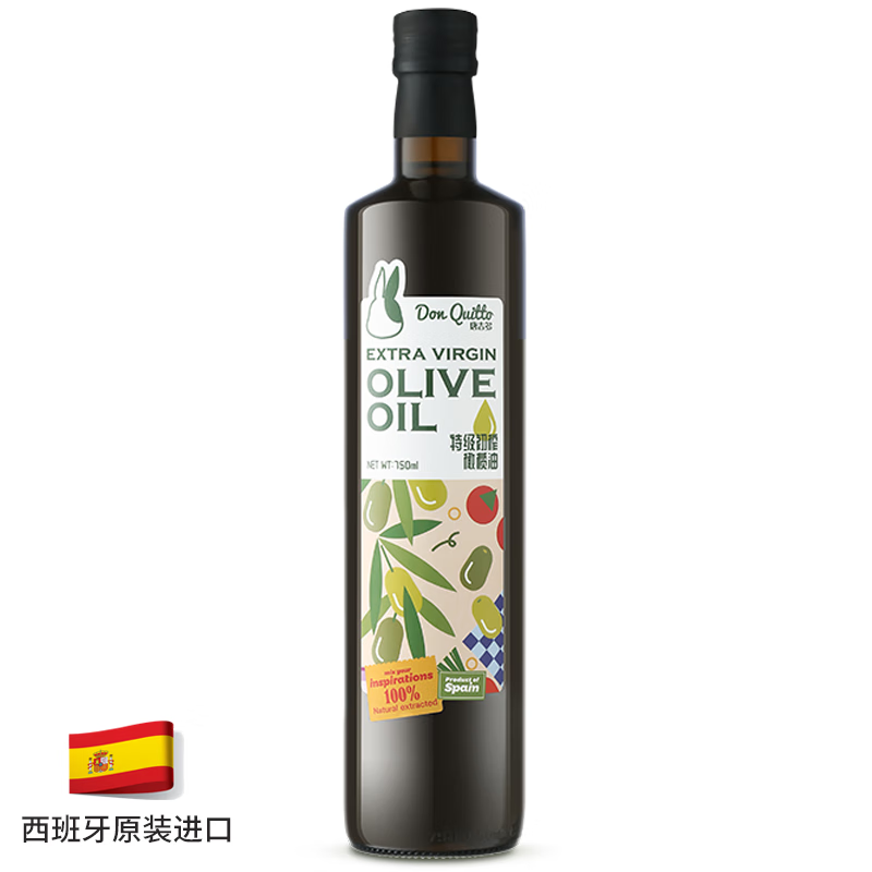 Don Quitto[新日期]唐吉多特级初榨橄榄油750mL高多酚低酸度西班牙原装进口