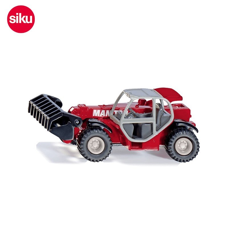 拖拉机车模型儿童礼物 农场车模型生日礼物盒 曼尼通伸缩臂叉装车1482