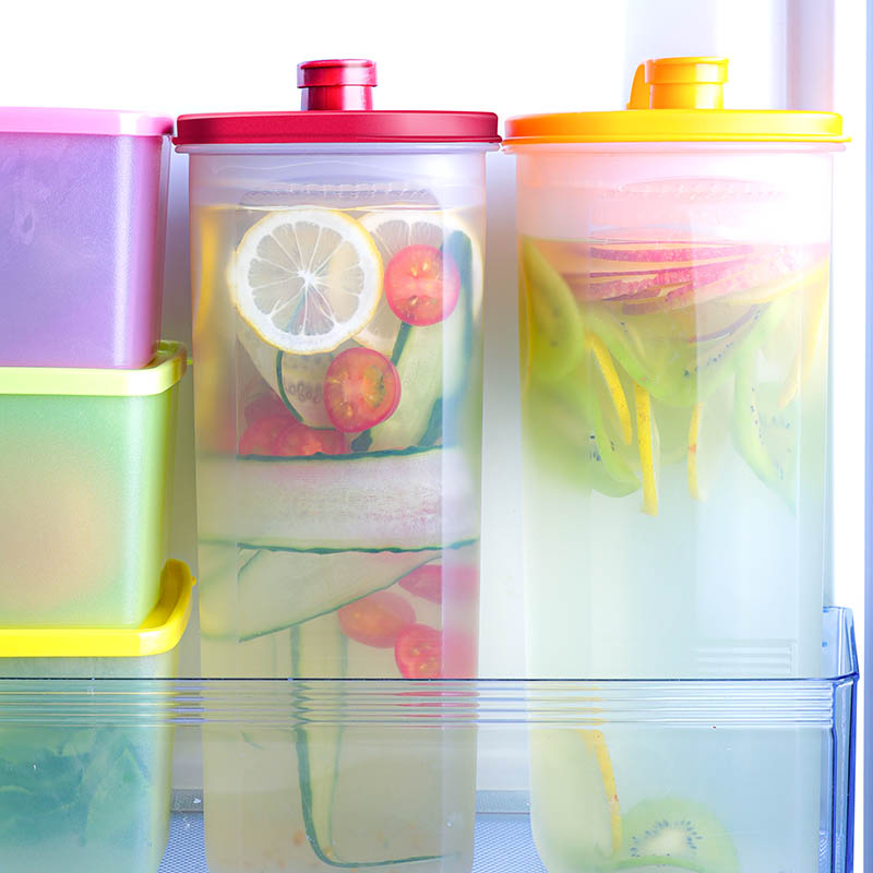 特百惠(tupperware)纤巧壶果饮果醋酵素冷水壶饮料冷藏保鲜储藏2件套