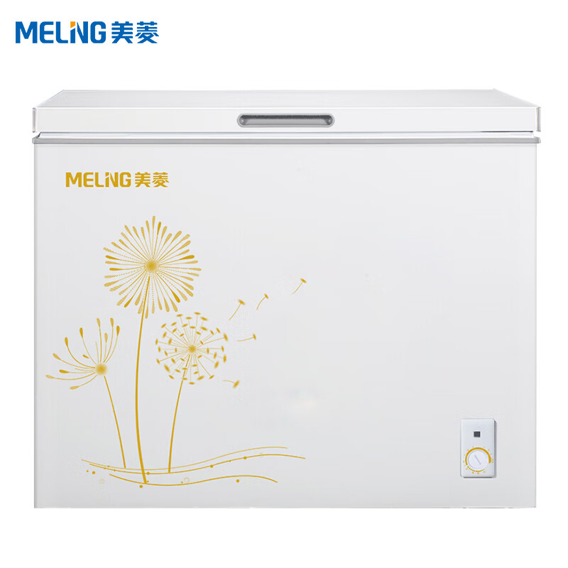 美菱(MELING)208升 家用商用冰柜 冷藏冷冻转换冷柜 一级能效 节能单温卧式 小型冰箱 BC/BD-208DT