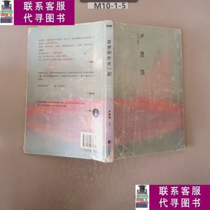 【二手9成新】我想和你在一起 /卢思浩 北京联合出版公司