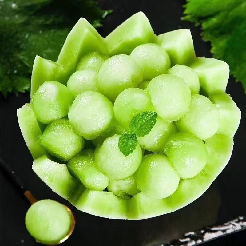 田园东方海南玉菇甜瓜 冰激凌香瓜 当季新鲜水果（变软再食用） 带箱毛重 5斤装净重（4.5斤）