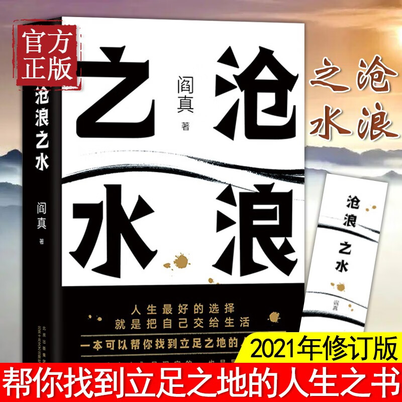 沧浪之水 新经典 阎真经典代表作( 入围茅盾文学奖。胡军、于和伟主演高分电视剧岁月原著)官场小说 考公人、职场小白的启蒙之书JST 沧浪之水 无规格