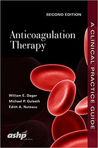 预订Anticoagulation Therapy