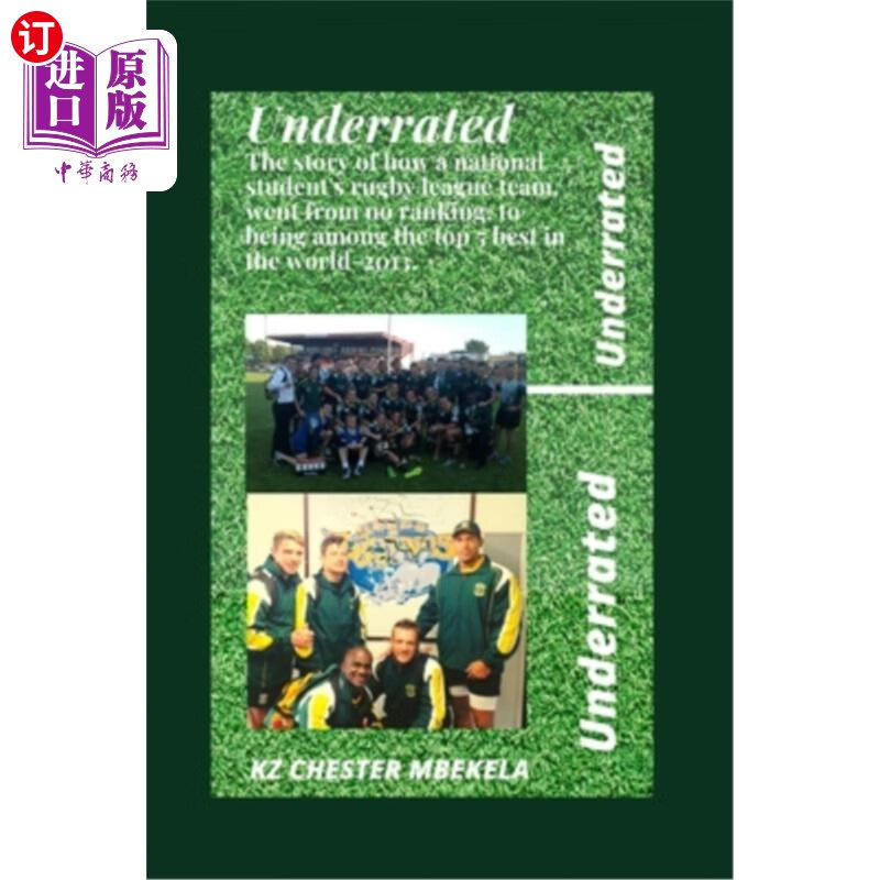 海外直订underrated: the story of how a national students rugby