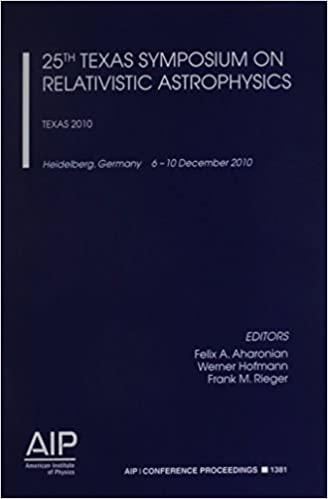 预订25th texas symposium on relativistic astrophysic