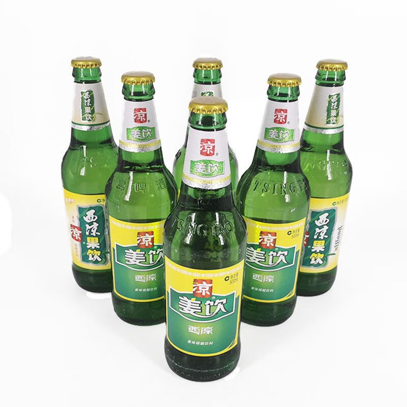 食芳溢甘肃特产西凉姜饮西凉果饮瓶装6瓶500ml武威直发西凉姜啤果啤