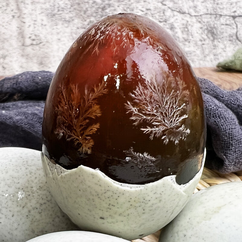 蜀农纪湖北松花皮蛋无铅工艺松花蛋溏心皮蛋变蛋土麻鸭蛋皮蛋凉拌菜