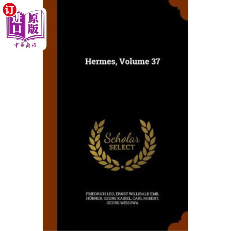 海外直订hermes, volume 37 赫尔墨斯,第37卷