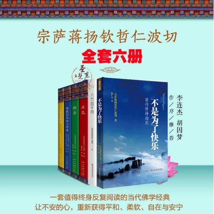 现货 宗萨蒋扬钦哲仁波切的书6册装 八万四千问 不是为了快乐