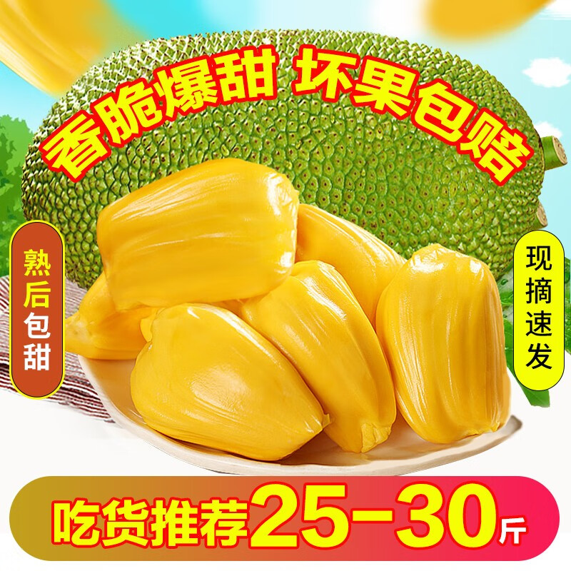 禧友鲜海南黄肉菠萝蜜整个干包果肉Q弹新鲜水果大树菠萝蜜热带波罗蜜 20-25斤（精选家庭装大果）怎么样,好用不?