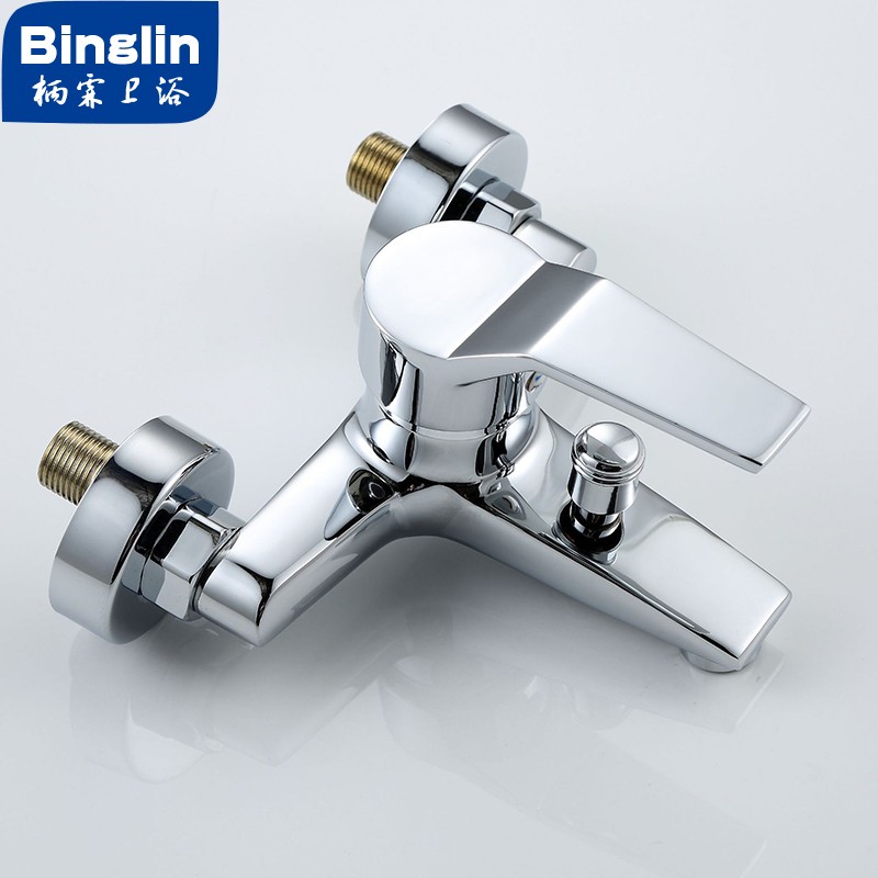 柄霖卫浴(binglin) 淋浴龙头全铜冷热开关花洒水龙头混水阀三出水