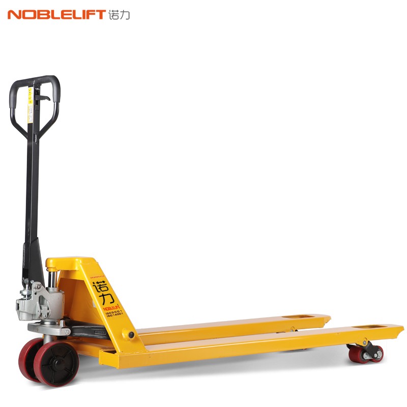 诺力(noblelift)叉车加长手动液压搬运车地牛托盘手拉车ac2吨外宽685